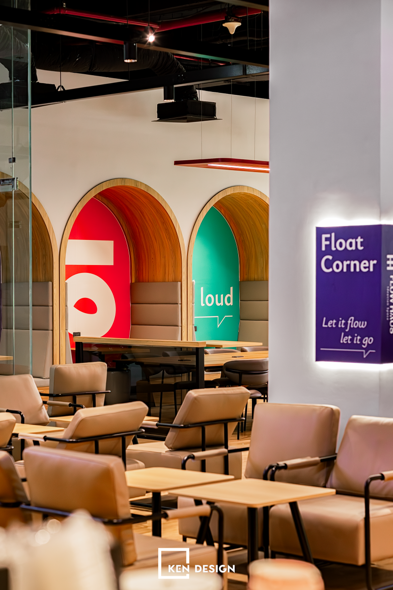 Thi công cafe coworking Flow Haus tại Lê Văn Lương